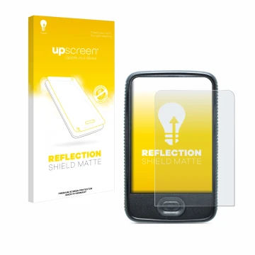 Vorderseite einer Produktverpackung mit dem Markenlogo upscreen. Daneben ist das Gerät Dexcom G6 Receiver CGM mit dem zugehöri