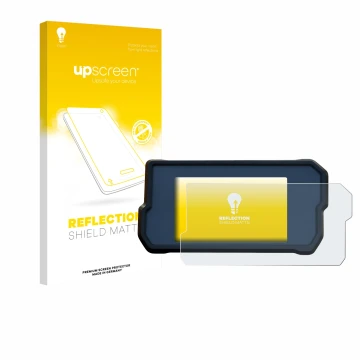 Vorderseite einer Produktverpackung mit dem Markenlogo upscreen. Daneben ist das Gerät KTM 390 Duke 2017 mit dem zugehörigen D