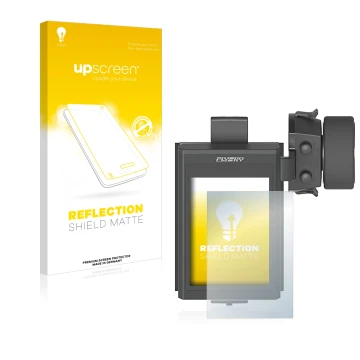 Vorderseite einer Produktverpackung mit dem Markenlogo upscreen. Daneben ist das Gerät FlySky FS-NB4 mit dem zugehörigen Displ