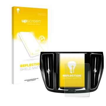 Vorderseite einer Produktverpackung mit dem Markenlogo upscreen. Daneben ist das Gerät Volvo V60 Sensus Connect 2019-2020 mit 