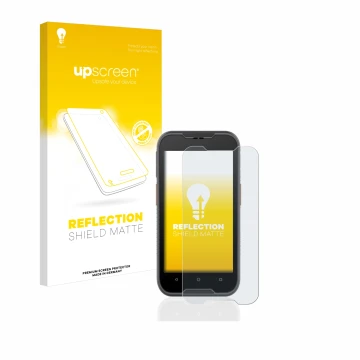 Vorderseite einer Produktverpackung mit dem Markenlogo upscreen. Daneben ist das Gerät Datalogic Memor 10 mit dem zugehörigen 