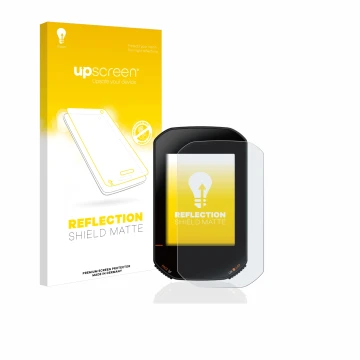 Vorderseite einer Produktverpackung mit dem Markenlogo upscreen. Daneben ist das Gerät Bryton Rider 420 mit dem zugehörigen Di