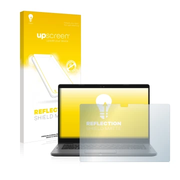 Vorderseite einer Produktverpackung mit dem Markenlogo upscreen. Daneben ist das Gerät Dell Latitude 5300 2-in-1 mit dem zugeh