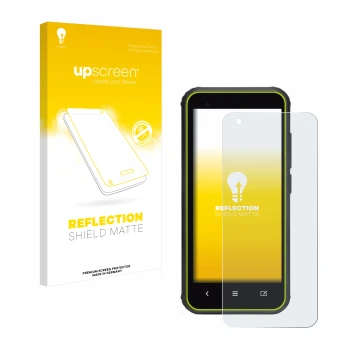 Vorderseite einer Produktverpackung mit dem Markenlogo upscreen. Daneben ist das Gerät SkyCaddie SX400 mit dem zugehörigen Dis