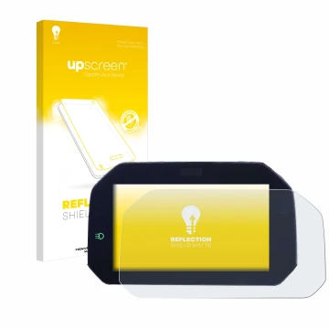 Vorderseite einer Produktverpackung mit dem Markenlogo upscreen. Daneben ist das Gerät BMW F850GS 2018-2020 Connectivity TFT 6