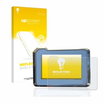 Vorderseite einer Produktverpackung mit dem Markenlogo upscreen. Daneben ist das Gerät KTM 1290 Super Duke R 2020/2022 TFT-Dis