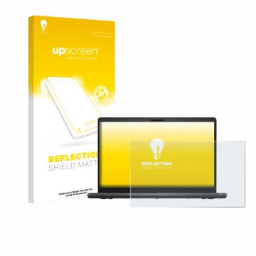 Vorderseite einer Produktverpackung mit dem Markenlogo upscreen. Daneben ist das Gerät Dell Latitude 5500 mit dem zugehörigen 