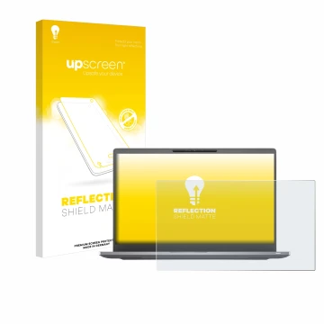 Vorderseite einer Produktverpackung mit dem Markenlogo upscreen. Daneben ist das Gerät Dell Latitude 7400 Non-Touch mit dem zu