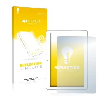 Vorderseite einer Produktverpackung mit dem Markenlogo upscreen. Daneben ist das Gerät Toscido X104 10