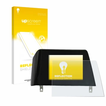 Vorderseite einer Produktverpackung mit dem Markenlogo upscreen. Daneben ist das Gerät BMW 3 G21 2020 Infotainment System (Tra