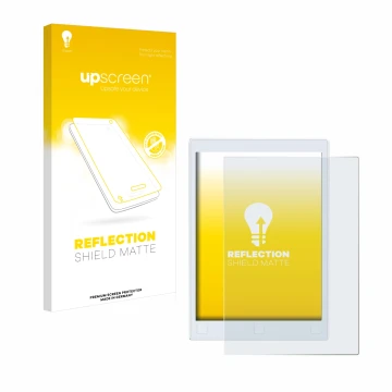 Vorderseite einer Produktverpackung mit dem Markenlogo upscreen. Daneben ist das Gerät reMarkable 2 mit dem zugehörigen Displa