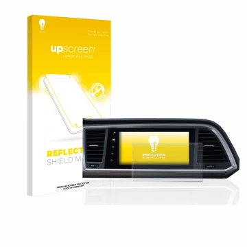 Vorderseite einer Produktverpackung mit dem Markenlogo upscreen. Daneben ist das Gerät Seat Ateca Style Go 2020 Infotainment S