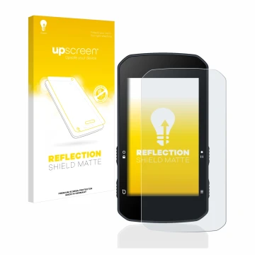 Vorderseite einer Produktverpackung mit dem Markenlogo upscreen. Daneben ist das Gerät Bryton Rider 750 mit dem zugehörigen Di