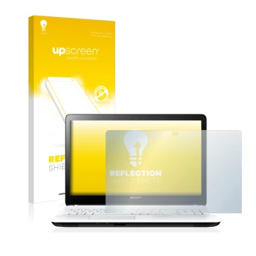 Vorderseite einer Produktverpackung mit dem Markenlogo upscreen. Daneben ist das Gerät Philips 24BDL4151T mit dem zugehörigen 