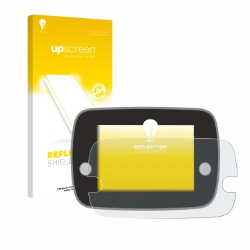 Vorderseite einer Produktverpackung mit dem Markenlogo upscreen. Daneben ist das Gerät Fiat 500 Series 8 2020 Uconnect 7
