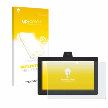 Vorderseite einer Produktverpackung mit dem Markenlogo upscreen. Daneben ist das Gerät GloryStar Tauri TTS-15 mit dem zugehöri