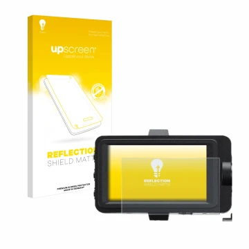 Vorderseite einer Produktverpackung mit dem Markenlogo upscreen. Daneben ist das Gerät Sony FX6 mit dem zugehörigen Displaysch