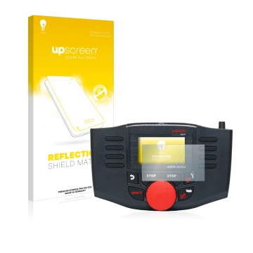Vorderseite einer Produktverpackung mit dem Markenlogo upscreen. Daneben ist das Gerät Märklin Mobile Station 2 60657 mit dem 