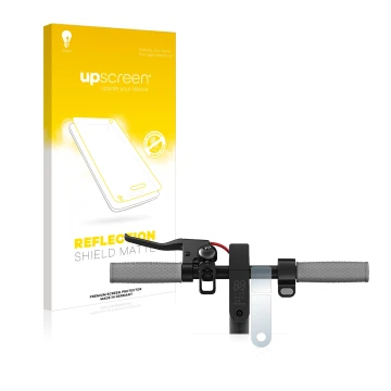 Vorderseite einer Produktverpackung mit dem Markenlogo upscreen. Daneben ist das Gerät Xiaomi Mi 1S mit dem zugehörigen Displa