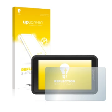 Vorderseite einer Produktverpackung mit dem Markenlogo upscreen. Daneben ist das Gerät Desview R5 5.5