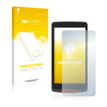 Vorderseite einer Produktverpackung mit dem Markenlogo upscreen. Daneben ist das Gerät Sunmi M2 mit dem zugehörigen Displaysch