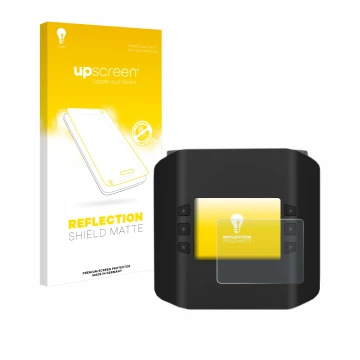 Vorderseite einer Produktverpackung mit dem Markenlogo upscreen. Daneben ist das Gerät ISDT Smart Duo Charger K4 mit dem zugeh