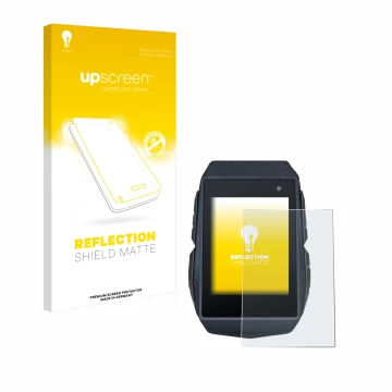 Vorderseite einer Produktverpackung mit dem Markenlogo upscreen. Daneben ist das Gerät Sigma ROX 11.1 Evo mit dem zugehörigen 