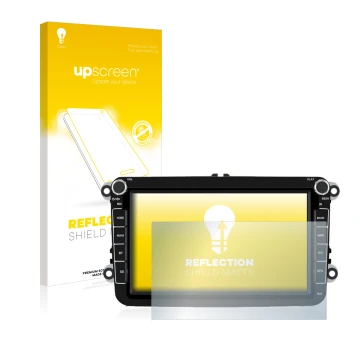 Vorderseite einer Produktverpackung mit dem Markenlogo upscreen. Daneben ist das Gerät Isudar T72 8