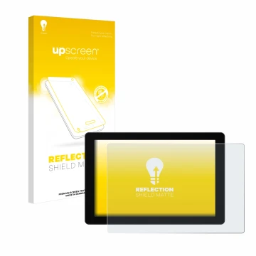 Vorderseite einer Produktverpackung mit dem Markenlogo upscreen. Daneben ist das Gerät SmallHD Cine 7 mit dem zugehörigen Disp