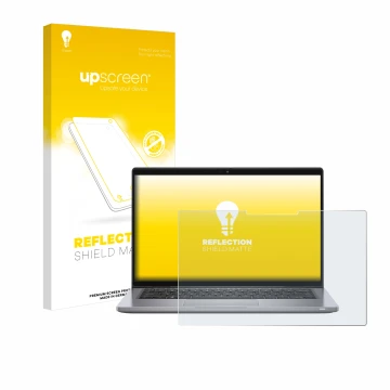 Vorderseite einer Produktverpackung mit dem Markenlogo upscreen. Daneben ist das Gerät Dell Latitude 7320 2-in-1 mit dem zugeh