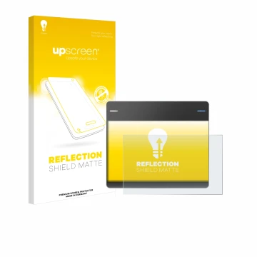 Vorderseite einer Produktverpackung mit dem Markenlogo upscreen. Daneben ist das Gerät Wacom Intuos CTH-480 mit dem zugehörige