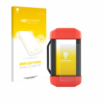 Vorderseite einer Produktverpackung mit dem Markenlogo upscreen. Daneben ist das Gerät Launch SRDs SmartLink mit dem zugehörig