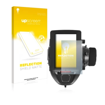 Vorderseite einer Produktverpackung mit dem Markenlogo upscreen. Daneben ist das Gerät Futaba 7PXR mit dem zugehörigen Display