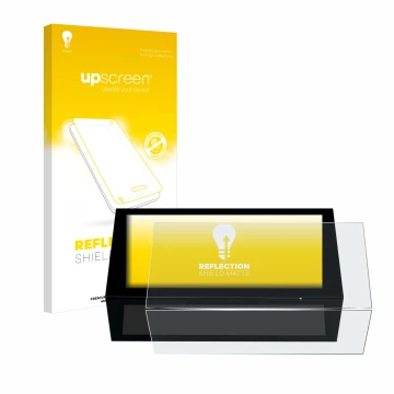 Vorderseite einer Produktverpackung mit dem Markenlogo upscreen. Daneben ist das Gerät Peugeot 308 2022 Infotainment System 10