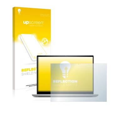 Vorderseite einer Produktverpackung mit dem Markenlogo upscreen. Daneben ist das Gerät Dell Inspiron 14 7420 2-in-1 mit dem zu