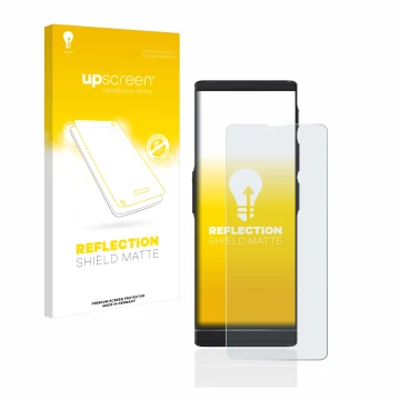 Vorderseite einer Produktverpackung mit dem Markenlogo upscreen. Daneben ist das Gerät Vasco Translator V4 mit dem zugehörigen