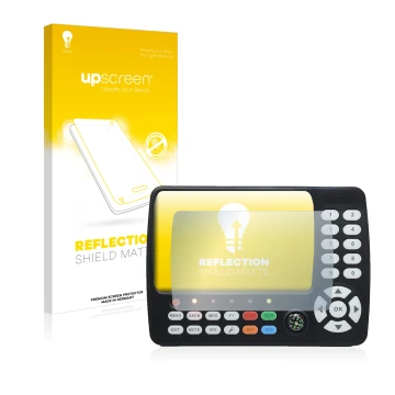 Vorderseite einer Produktverpackung mit dem Markenlogo upscreen. Daneben ist das Gerät Satlink ST-5150 DVB-S/S2/T/T2/C mit dem