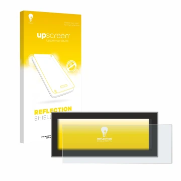 Vorderseite einer Produktverpackung mit dem Markenlogo upscreen. Daneben ist das Gerät Opel Astra L 2022 Navigationssystem mit