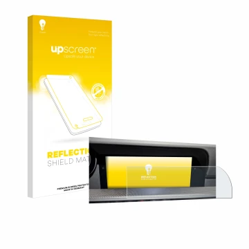 Vorderseite einer Produktverpackung mit dem Markenlogo upscreen. Daneben ist das Gerät Porsche 911 Typ 992 Cabrio PCM 6.0 mit 