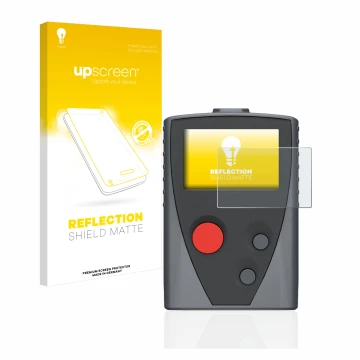 Vorderseite einer Produktverpackung mit dem Markenlogo upscreen. Daneben ist das Gerät Swissphone Boss 935 mit dem zugehörigen