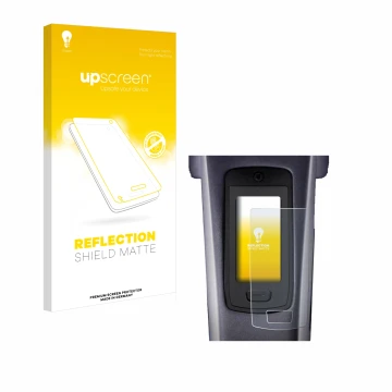 Vorderseite einer Produktverpackung mit dem Markenlogo upscreen. Daneben ist das Gerät TQ HPR50 E-Bike System mit dem zugehöri