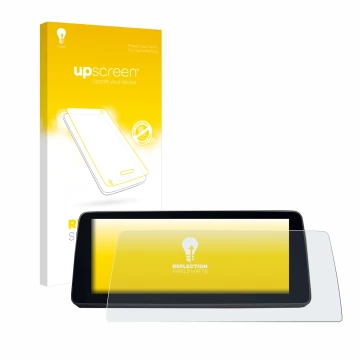 Vorderseite einer Produktverpackung mit dem Markenlogo upscreen. Daneben ist das Gerät BMW 5 G30/G31 2017-2019 mit dem zugehör