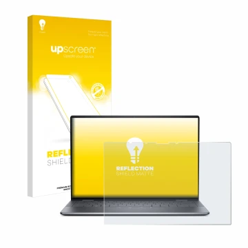 Vorderseite einer Produktverpackung mit dem Markenlogo upscreen. Daneben ist das Gerät Dell Latitude 9440 2-in-1 mit dem zugeh