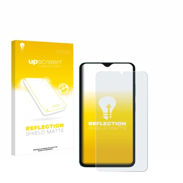 Vorderseite einer Produktverpackung mit dem Markenlogo upscreen. Daneben ist das Gerät Oscal C70 mit dem zugehörigen Displaysc