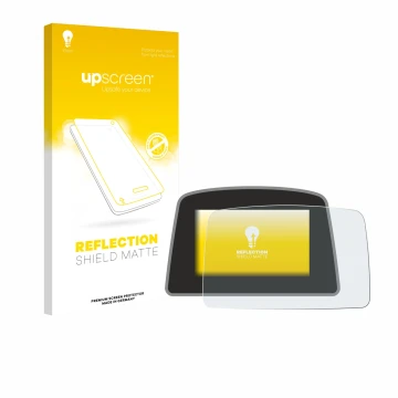 Vorderseite einer Produktverpackung mit dem Markenlogo upscreen. Daneben ist das Gerät PowaKaddy C2i mit dem zugehörigen Displ