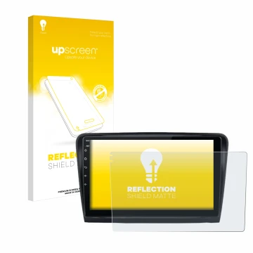 Vorderseite einer Produktverpackung mit dem Markenlogo upscreen. Daneben ist das Gerät Junsun V1 Plus 10