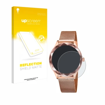Vorderseite einer Produktverpackung mit dem Markenlogo upscreen. Daneben ist das Gerät Lotus SMARTIME 50036/1 mit dem zugehöri