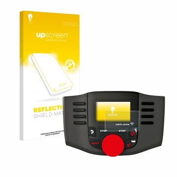 Vorderseite einer Produktverpackung mit dem Markenlogo upscreen. Daneben ist das Gerät Märklin Mobile Station WLAN 60667 mit d