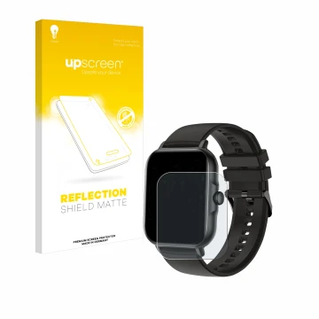Vorderseite einer Produktverpackung mit dem Markenlogo upscreen. Daneben ist das Gerät AcclaFit KM13 1.83