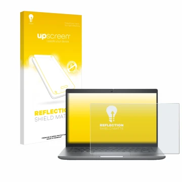 Vorderseite einer Produktverpackung mit dem Markenlogo upscreen. Daneben ist das Gerät Dell Precision 3480 mit dem zugehörigen